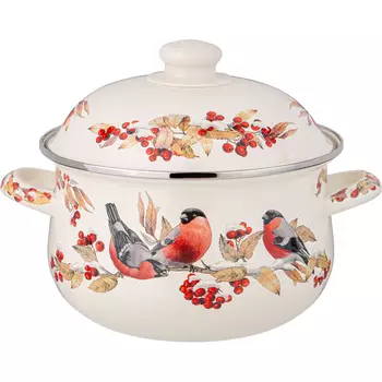 Кастрюля Снегири (2800 мл)