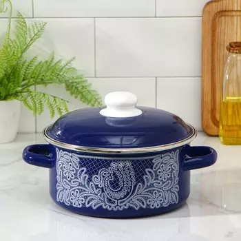 Кастрюля Вологодское кружево (16х28х22 см)