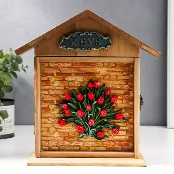 Ключница Букет тюльпанов (8х22х26 см)