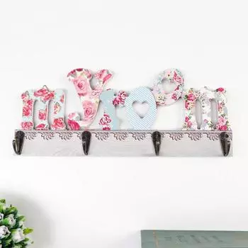 Ключница Цветочная надпись в ассортименте (5х30х12 см)