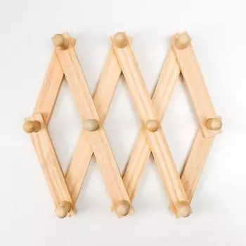 Ключница Гармошка - 3 ромба (10х6х24 см)