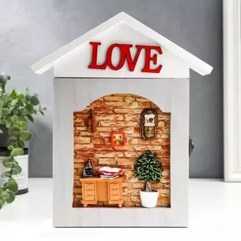 Ключница Кабинет (7х22х28 см)