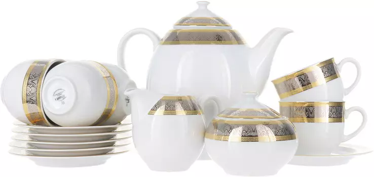 Кофейный сервиз Опал (15 предметов)