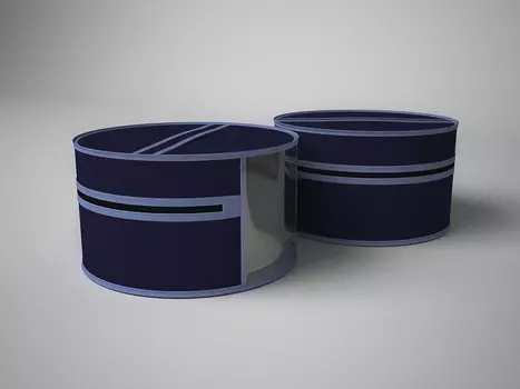 Кофр для аксессуаров Классик цвет: синий (35 см)