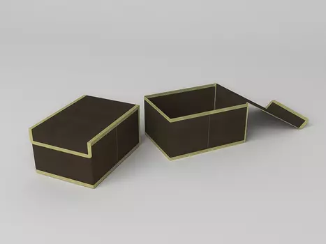 Кофр для хранения Классик цвет: коричневый (14х20х27 см)