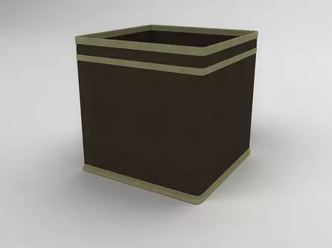 Кофр для хранения Классик цвет: коричневый (22х22х22 см)