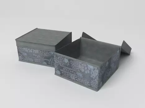 Кофр для хранения Серебро (17х30х30 см)