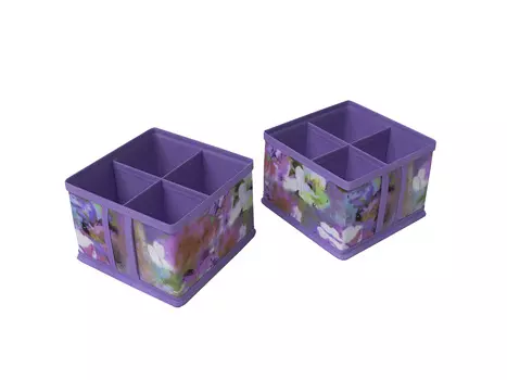 Кофр для косметики Акварель (10х15х15 см)