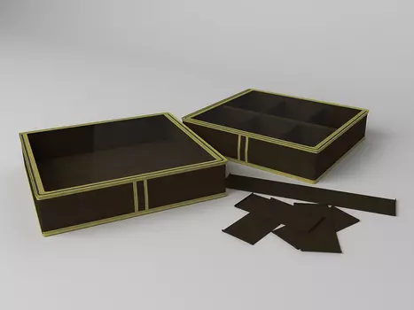 Кофр для обуви Классик цвет: коричневый (12х52х56 см)