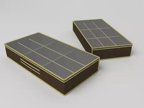 Кофр для обуви Классик цвет: коричневый (15х45х90 см)