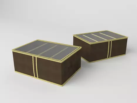 Кофр для обуви Классик цвет: коричневый (20х34х48 см)