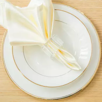 Кольца для салфеток Crystal цвет: прозрачный (Набор)