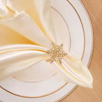 Кольца для салфеток Star цвет: золотой (Набор)