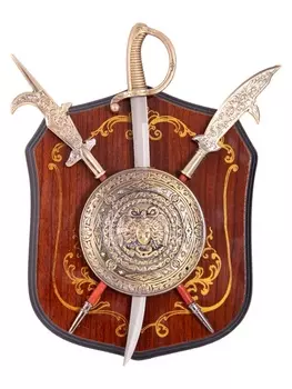 Коллаж Рыцарские трофеи (17х26 см)