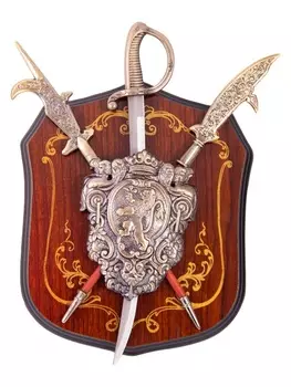 Коллаж Рыцарские трофеи (17х26 см)