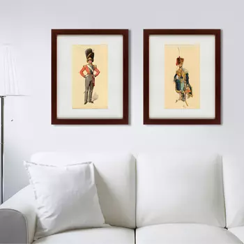 Коллекция 7th Queen's Own Hussars (42х52 см - 2 шт)