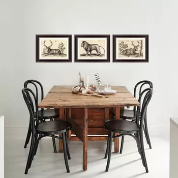 Коллекция Лев и олени (35х45 см - 3 шт)