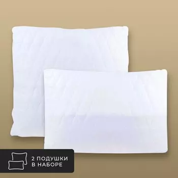 Комплект из 2 подушек Eucalyptus, эвкалиптовое волокно в чехле тенсел (50х70 - 2 шт)