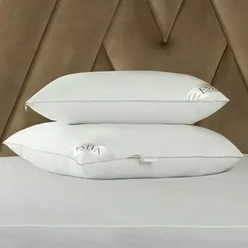 Комплект из 2 подушек Hotel collection, лебяжий пух в бамбуковом сатине (50х70 - 2 шт)