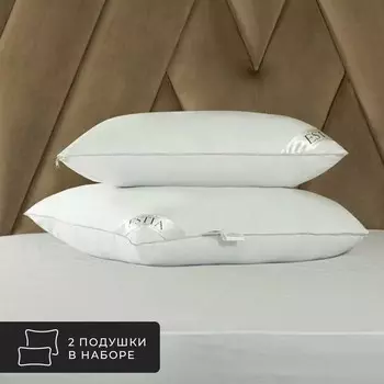 Комплект из 2 подушек Hotel collection, лебяжий пух в бамбуковом сатине (70х70 - 2 шт)