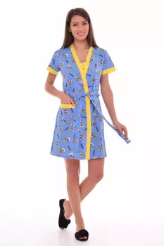 Комплект с халатом Hailey Цвет: Индиго (50)