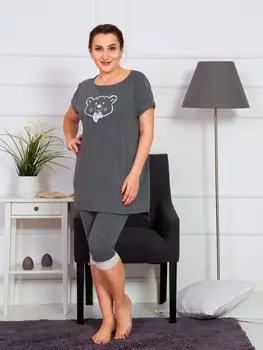 Комплект с лосинами Lagina Цвет: Графитовый (50-52)