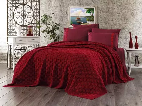 Постельное белье Twin цвет: красный (евро макси)