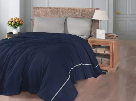 Постельное белье Briony цвет: синий (евро)