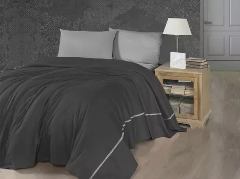 Постельное белье Will цвет: темно-серый (евро)