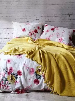 Постельное белье Mona цвет: желтый (King size (Евро макси))