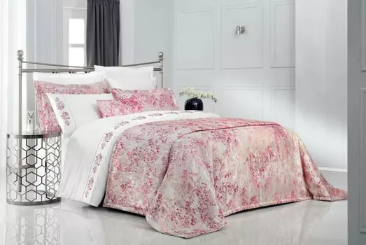 Постельное белье с покрывалом-пледом Sumatra (2 сп. евро)