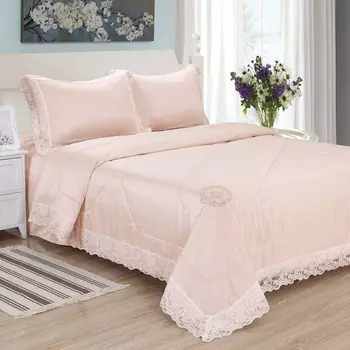 Постельное белье с одеялом Тиара цвет: бежевый (1,5 спал.)