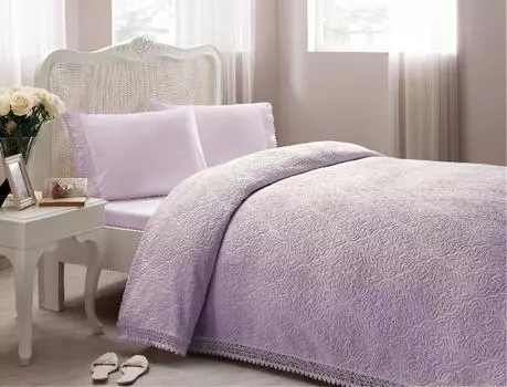 Постельное белье Tahnee цвет: лиловый (евро макси)