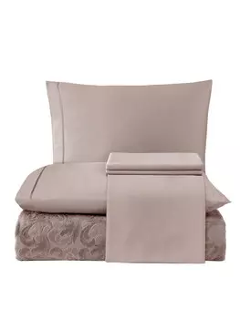 Постельное белье Abra цвет: коричневый (евро макси)