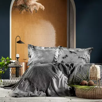 Постельное белье Loft цвет: антрацит(King size (Евро макси))