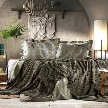 Постельное белье Loft цвет: хаки (King size (Евро макси))