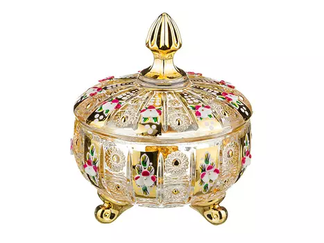 Конфетница Gold glass (14 см)