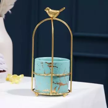 Конфетница Изумруд. Птичка (220 мл)