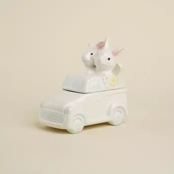 Конфетница Лесные кролики (17х11х17 см)