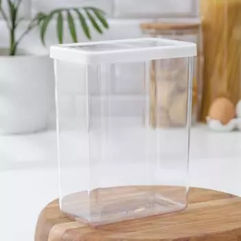 Контейнер Степ цвет: белый (10х16х21 см)