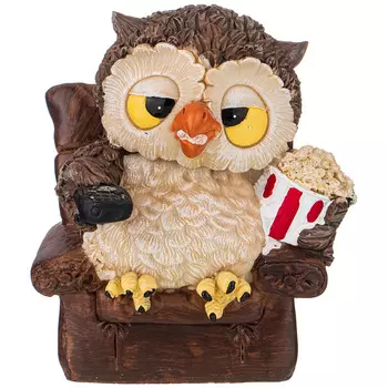 Копилка Сова кино (12 см)