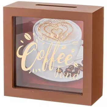 Копилка Coffee &amp; tea (15х15х5 см)