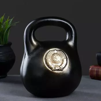 Копилка Гиря с гербом СССР (15х15х18 см)