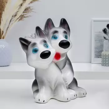 Копилка Хаски (22х17х26 см)