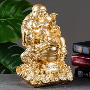 Копилка Хотей на лягушке (25х21х17 см)