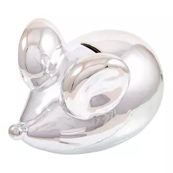 Копилка Серебряная мышка (23х14х15 см)