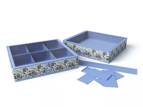 Короб для обуви на 6 ячеек Грация (12х52х56 см)