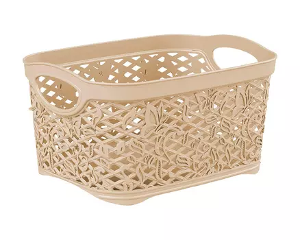 Корзина Lavena цвет: слоновая кость (3,3 л)