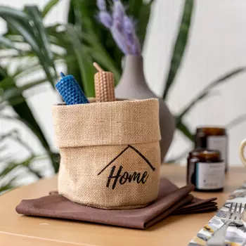 Корзина Стенли цвет: бежевый (14х15 см)