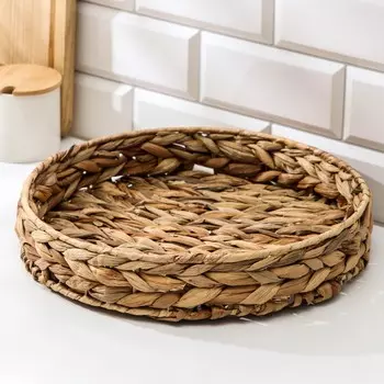 Корзинка Камыш (32х32х6 см)